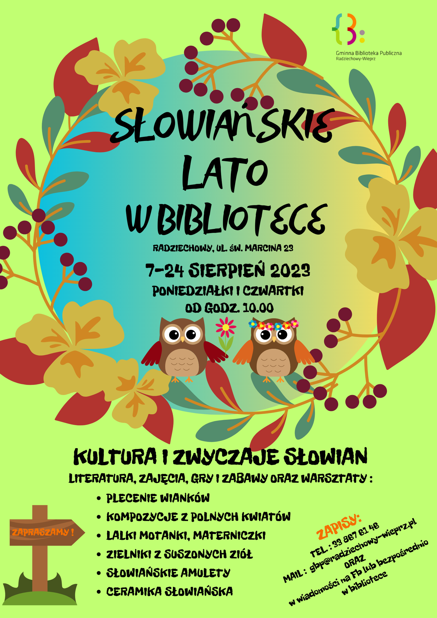 SŁOWIAŃSKIE LATO W BIBLIOTECE