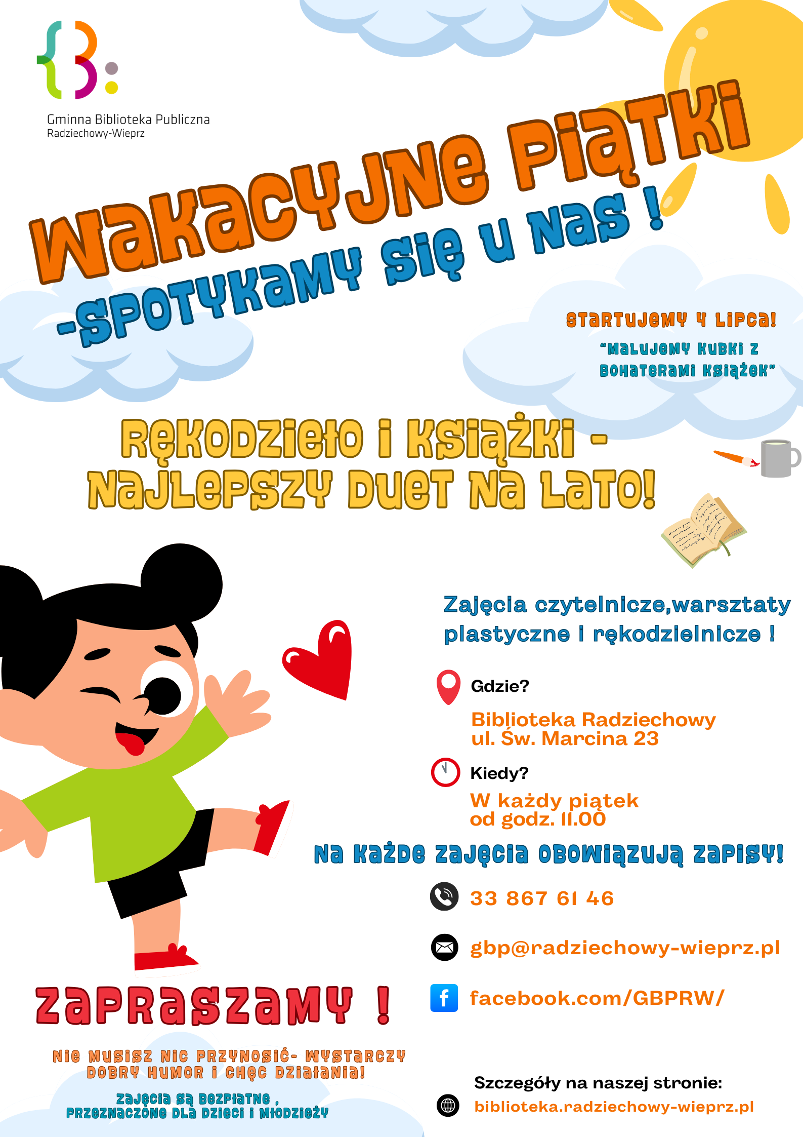 Twórcze Piątki w Bibliotece!
