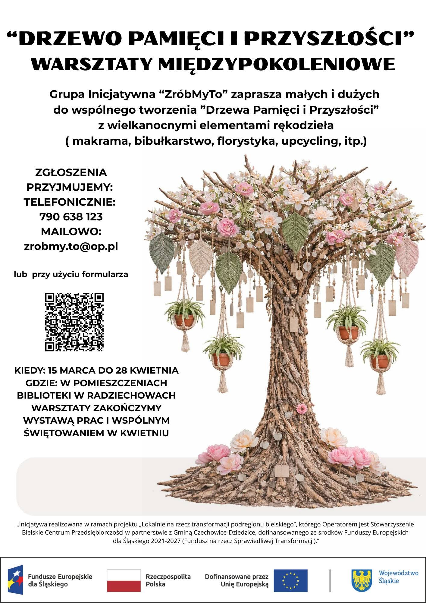 Drzewo Pamięci i Przyszłości – grupa ZróbMyTo zaprasza do wspólnego tworzenia!