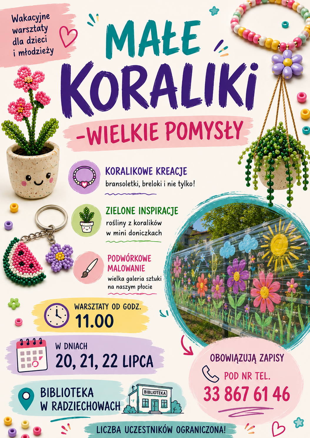 🌸 MAŁE KORALIKI – WIELKIE POMYSŁY! 🌸